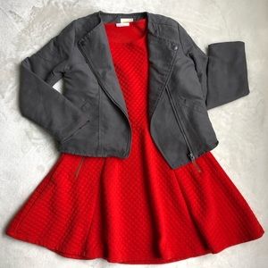 Red Long Sleeve Dress 🌹